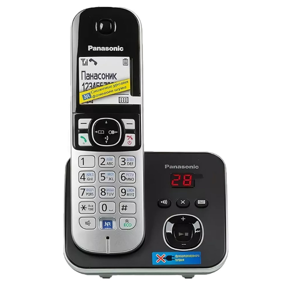 DECT-телефон Panasonic KX-TG6821RUB по выгодной цене 5 950 р. с доставкой  по России - Тысяча товаров для автоматизации