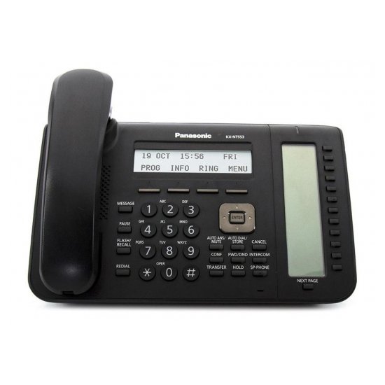 Системный IP-телефон Panasonic KX-NT553RU-B