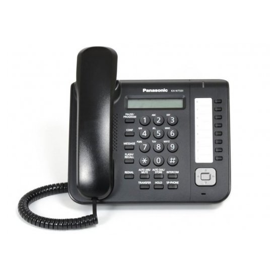 Системный IP-телефон Panasonic KX-NT551RU-B
