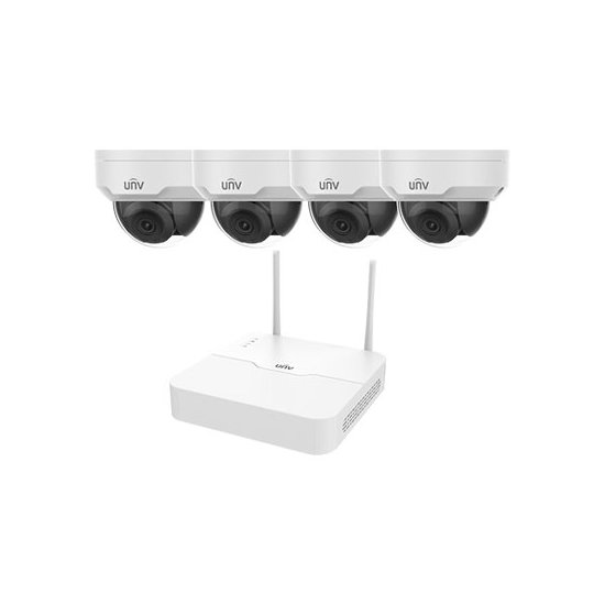 IP Wi-Fi комплек UNV KIT/NVR301-04LB-W/4*322SR3-VSF28W-D
