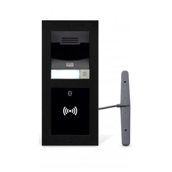 Домофон с камерой и внутренней антенной (черный) 2N LTE Verso