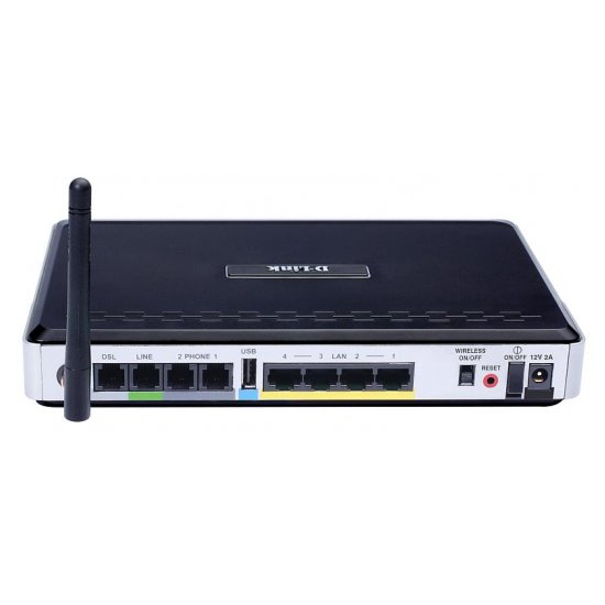 Маршрутизатор беспроводной ADSL2+ D-Link DVA-G3672B/RU/D