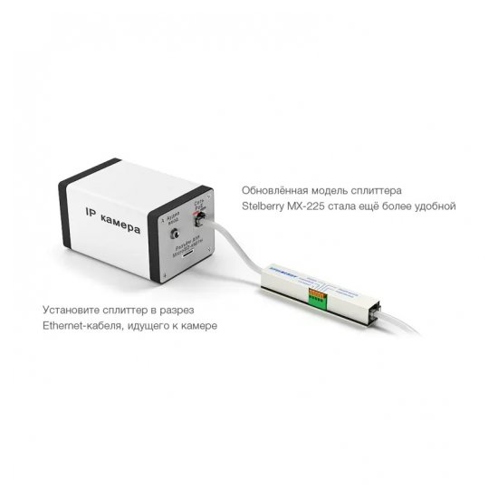 PoE-сплиттер Stelberry MX-225