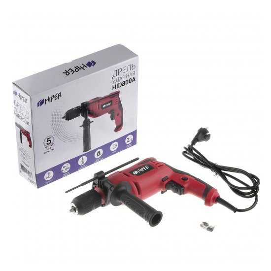 Сетевая ударная дрель HIPER HID800A