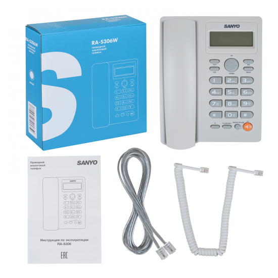 Проводной телефон SANYO RA-S306W