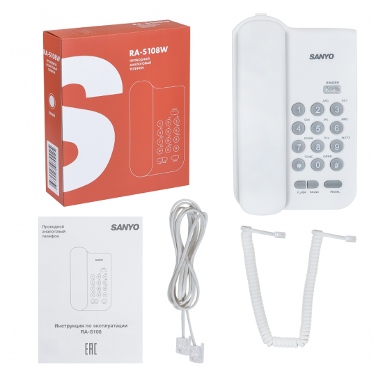 Проводной телефон SANYO RA-S108W
