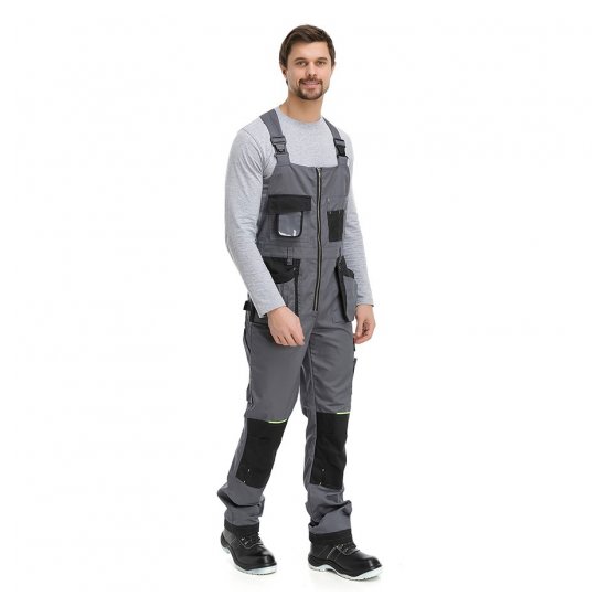 Комплект рабочей спецодежды Pentalab Костюм мужской "ЗИНДЕР" (куртка/полукомбинезон),(р. 52-54/170-176)