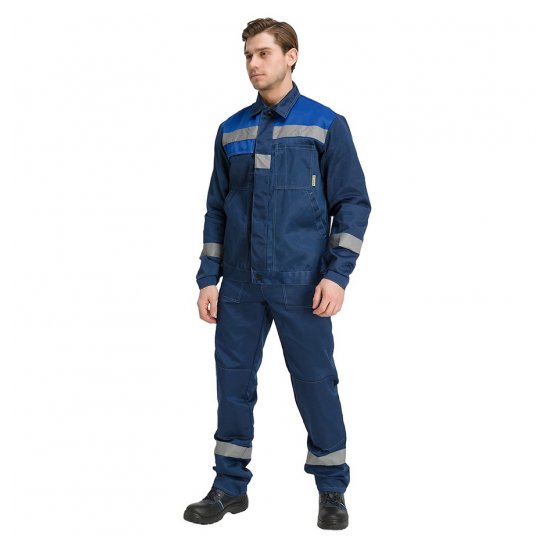 Комплект рабочей спецодежды Pentalab Костюм мужской "ВАСТОРГ" (куртка/полукомбинезон),(р. 52-54/182-188)