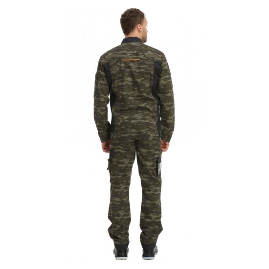 Комплект рабочей спецодежды Pentalab Костюм мужской "ЗИНДЕР" (куртка/брюки) КМФ (р. 52-54/182-188)